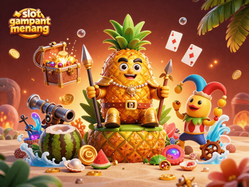 Engage in exciting gaming adventures with slot gacor gampang menang, featuring vibrant casino characters and dynamic elements.
