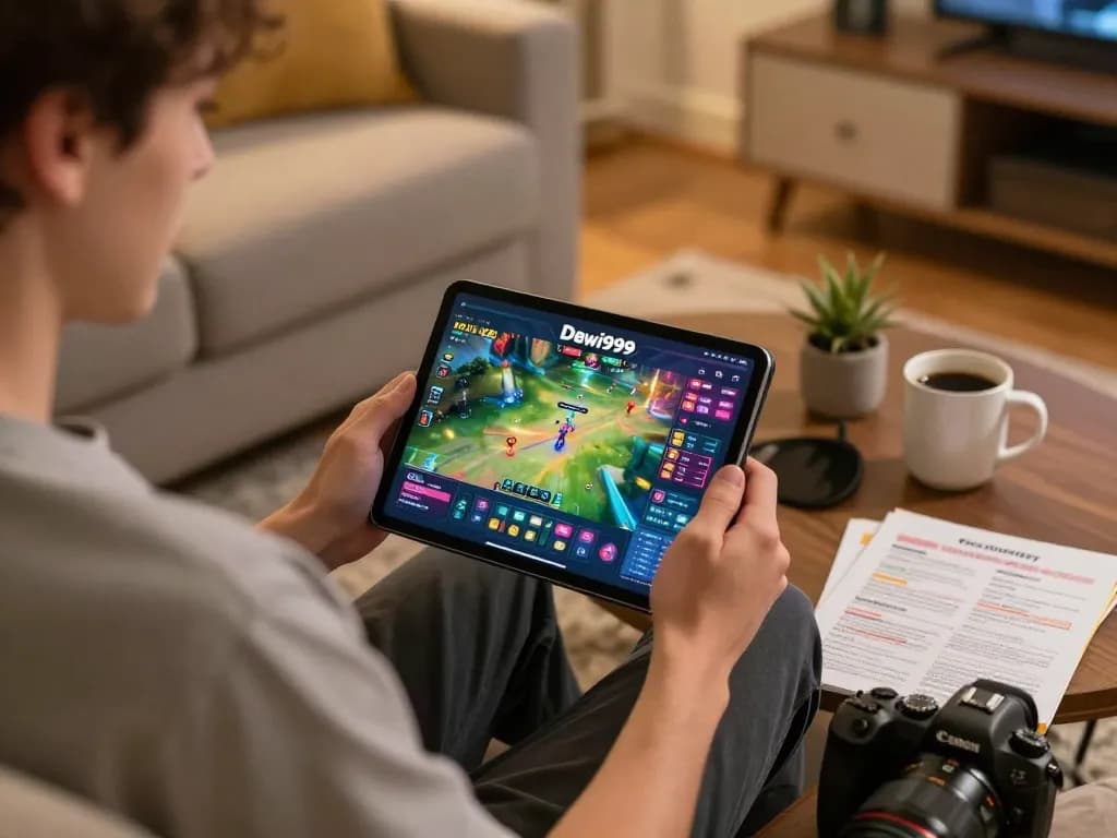 Ikuti gameplay yang mendebarkan di Dewi999 dengan pengaturan di rumah Anda, menunjukkan permainan online yang bertanggung jawab dengan strategi.