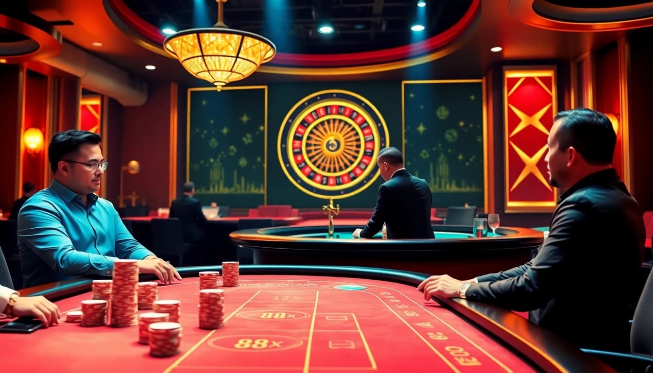 Experience live baccarat at http://88xx.art/ with a luxurious dealer and vibrant casino atmosphere.