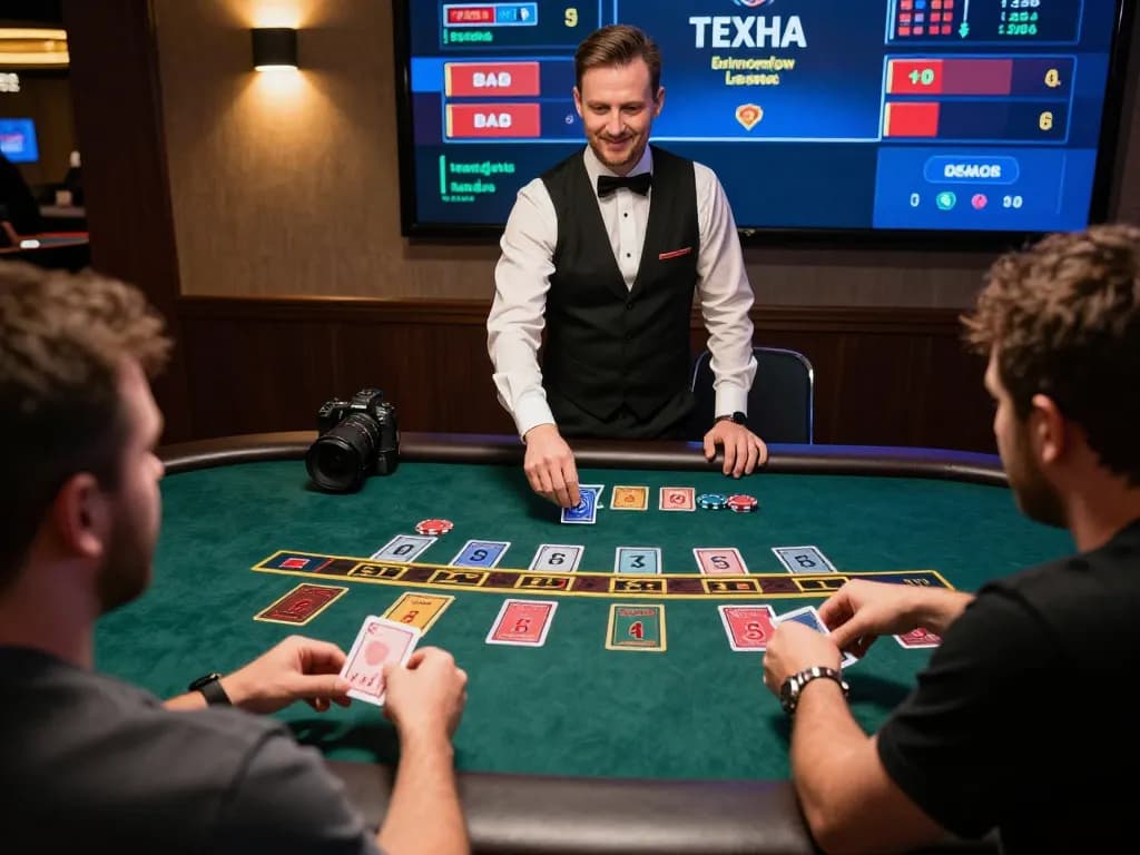 Engaging in professional blackjack strategy at m105 online casino with immersive live dealer