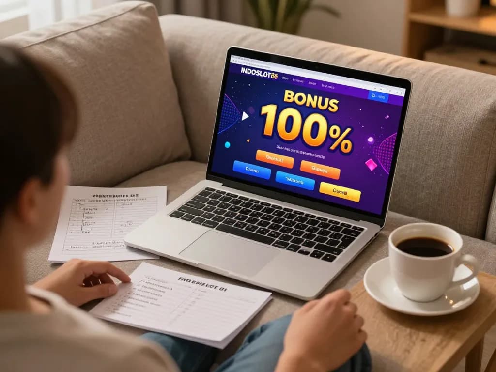 Engaging online gaming scene highlighting fitur baru INDOSLOT88 tahun 2026 with bonus opportunities and player strategies
