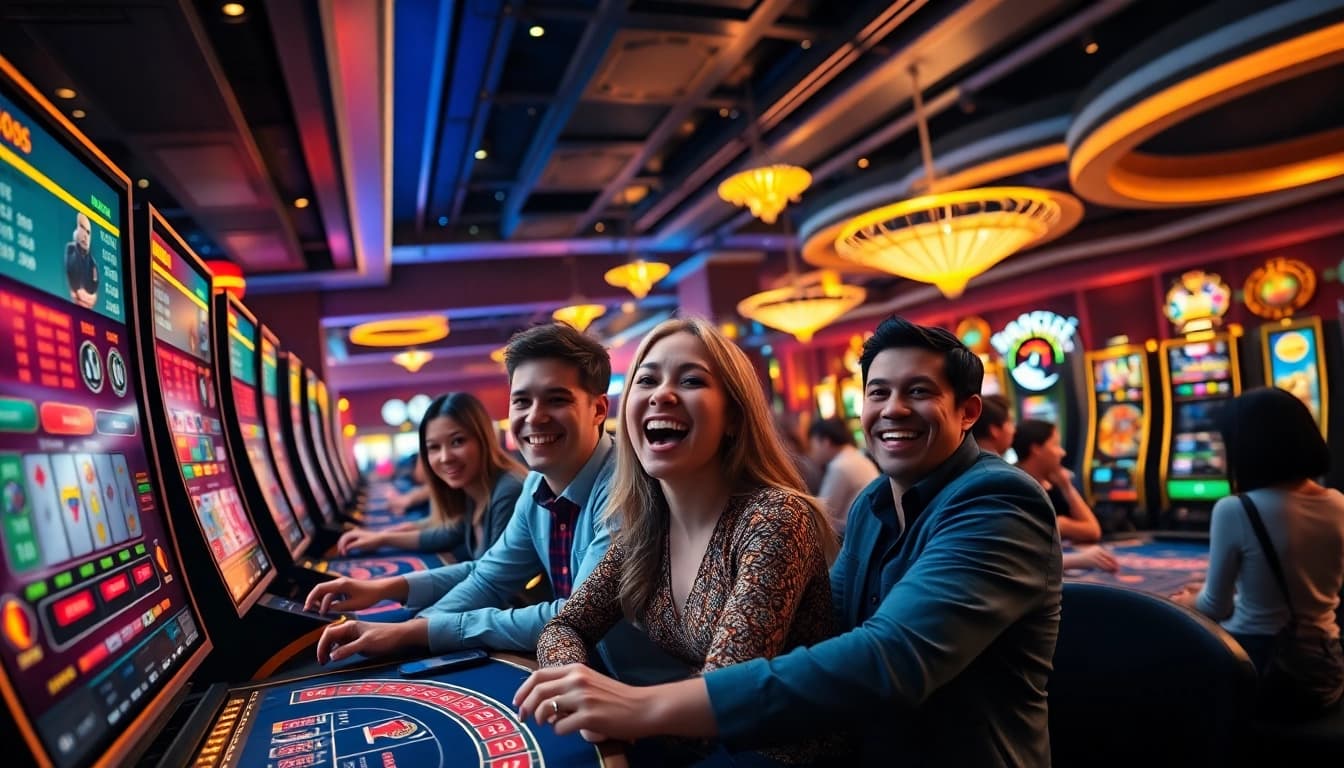 Engaging players at 33win.global in a thrilling online casino experience with dynamic games and vibrant atmosphere.