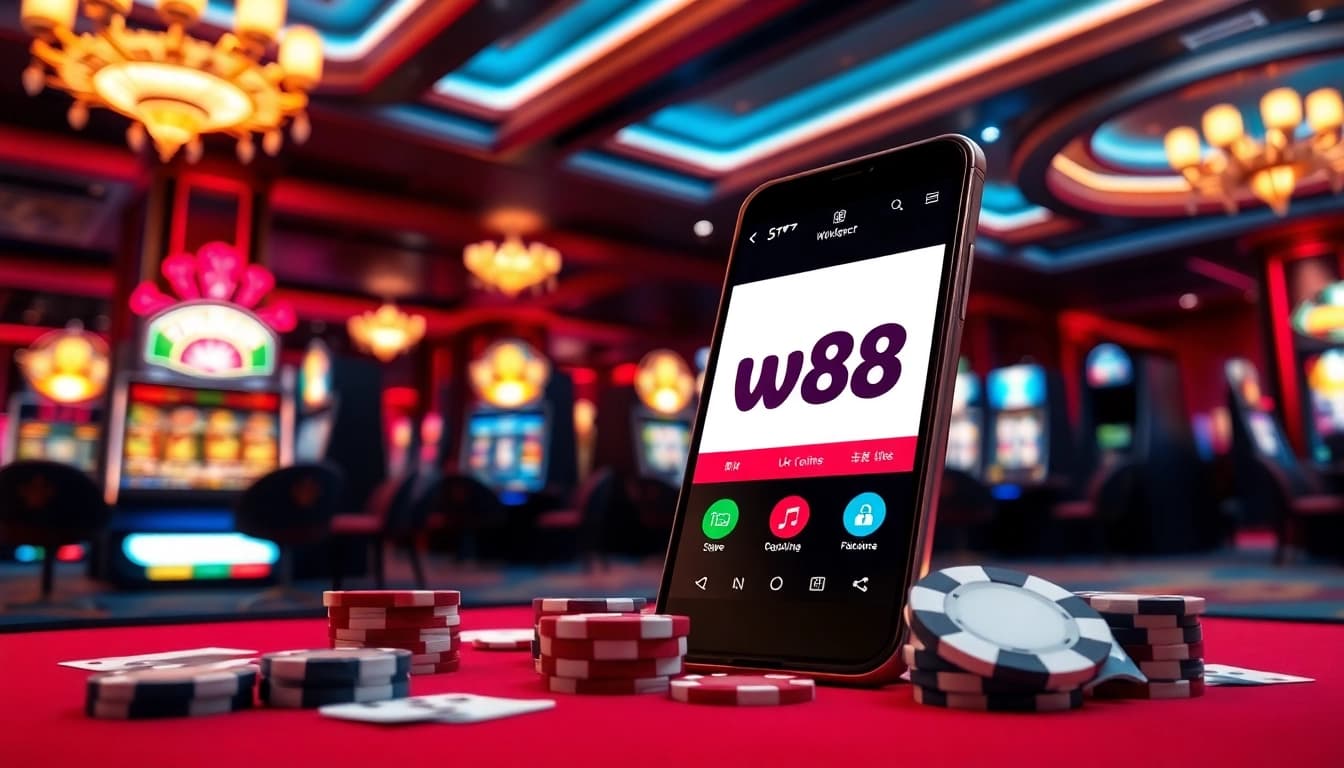เล่นคาสิโนบน w88 มือถือ ด้วยโทรศัพท์สมาร์ทโฟนในบรรยากาศที่สุดหรู
