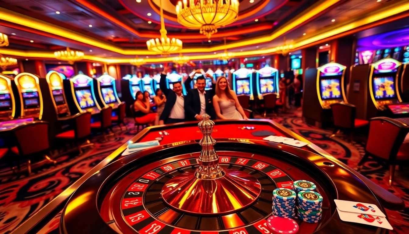 Experience the thrill of winning at 123bet's luxurious casino with vibrant games and cards.
