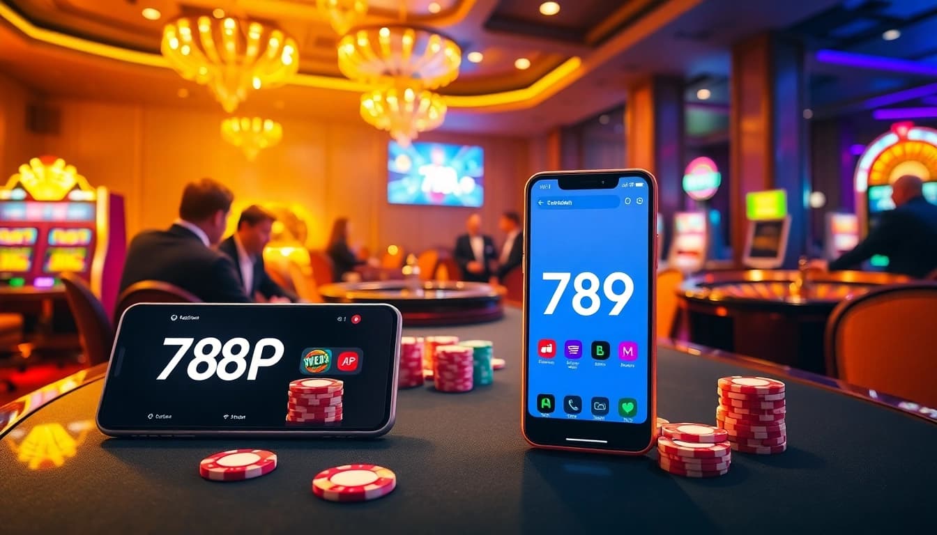 Experience thrilling gameplay at 789P casino with engaged players and vivid slot machines.