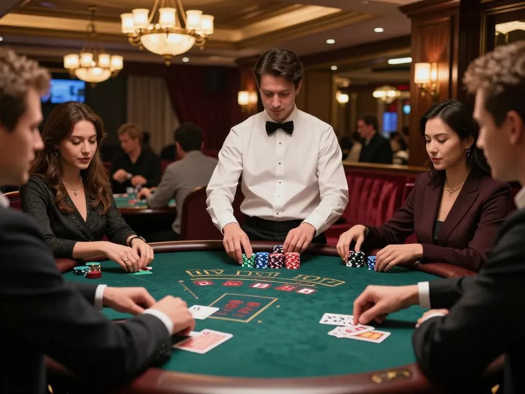 Experience thrilling blackjack action at iwin club with strategic bets and engaging gameplay.