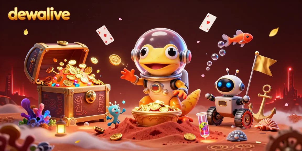 Permainan e-games dewalive dengan visual menakjubkan dari kasino berkilau