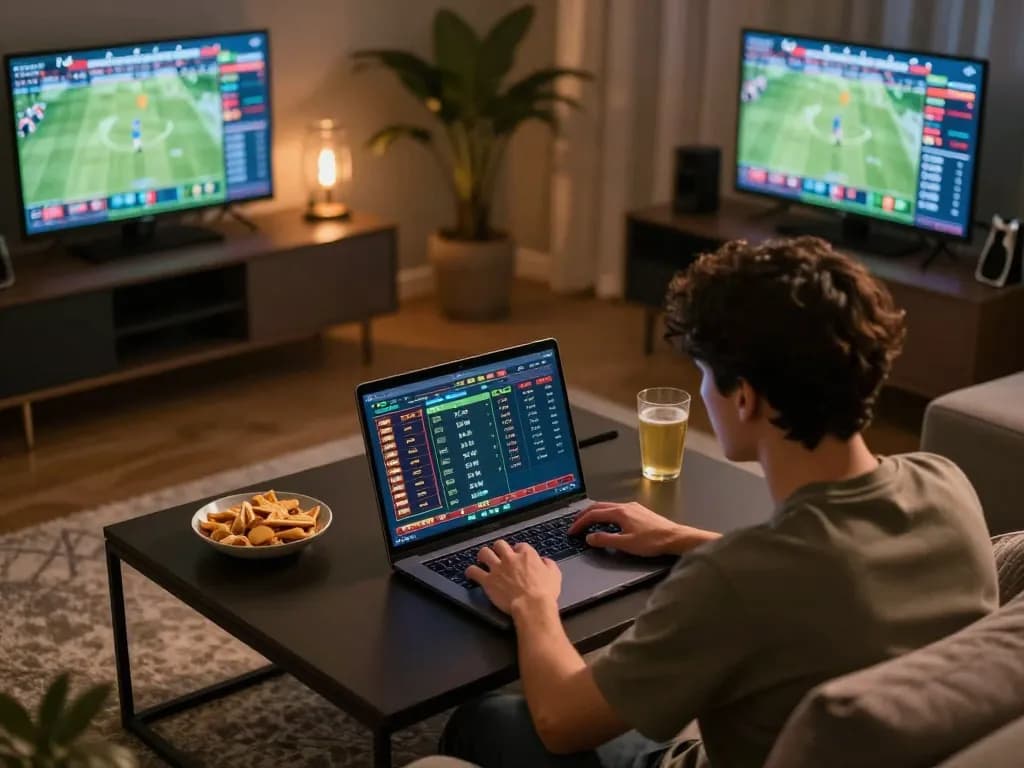 Engaging in dynamic sports betting at nk88 with a user focused on laptop odds and betting interface