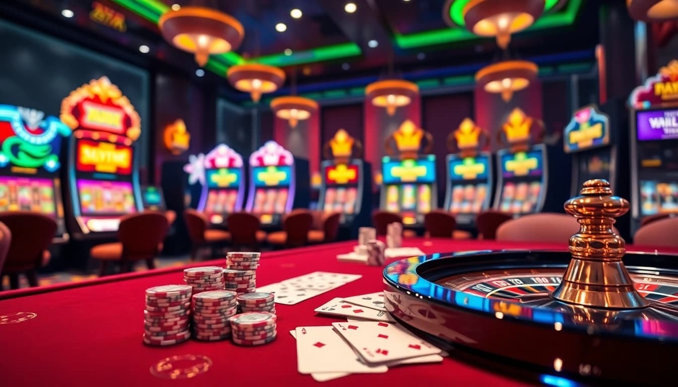 Experience the thrill of betting with xin88 in a luxurious online casino setting.