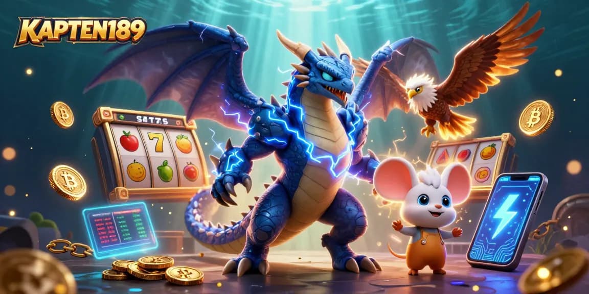 KAPTEN189 beraksi dengan keberuntungan melalui simbol slot dan jackpot yang menarik.