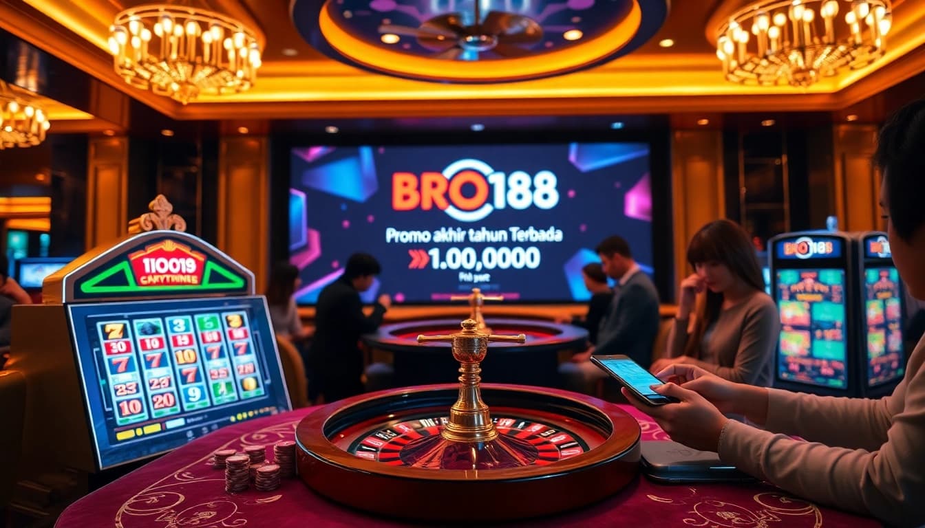 Winning at BRO138: Promo akhir tahun Toto Slot Terbaru Murah Hanya 10.000 with vibrant casino visuals