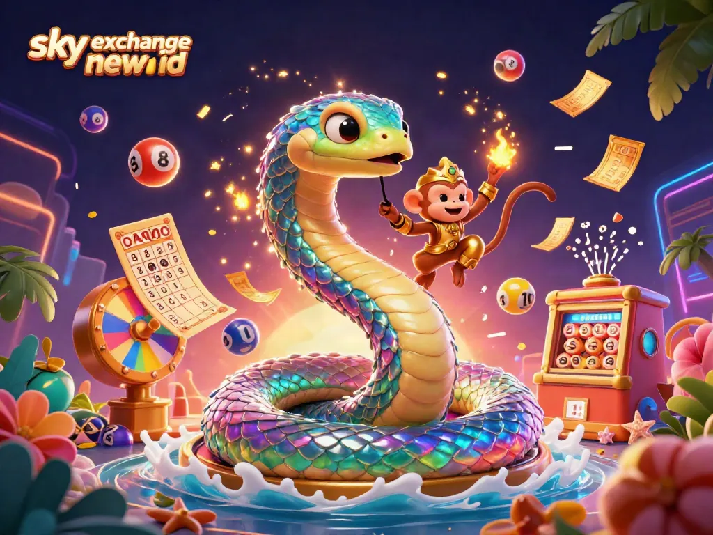 Engage in a thrilling betting experience with the sky exchange new id, featuring vibrant elements and dynamic characters.