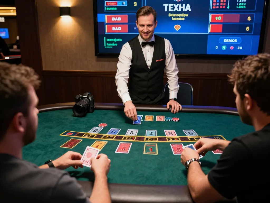 Engaging in professional blackjack strategy at m105 online casino with immersive live dealer