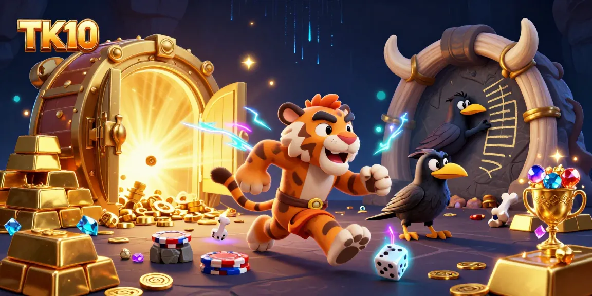 Experience thrilling adventures in TK10's vibrant prehistoric casino with immersive gameplay elements.