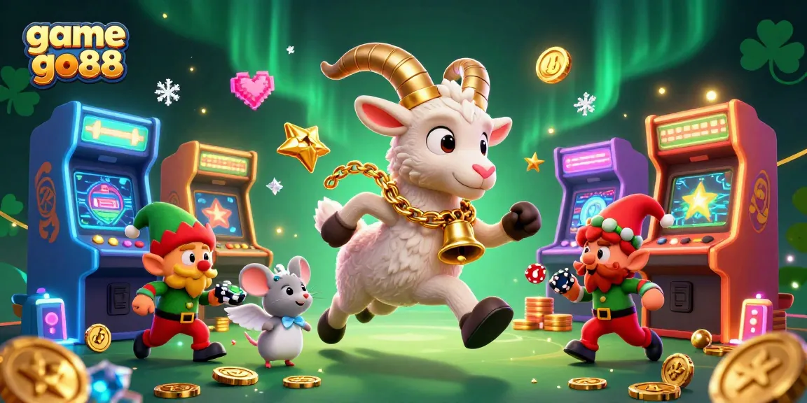 Engage with game go88 in a vibrant casino scene filled with animated characters and arcade machines.