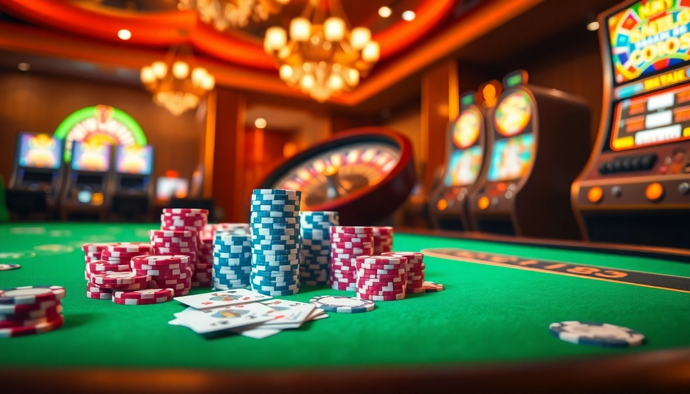 Experience thrilling gameplay at 88vv with engaging casino tables and vibrant game elements.