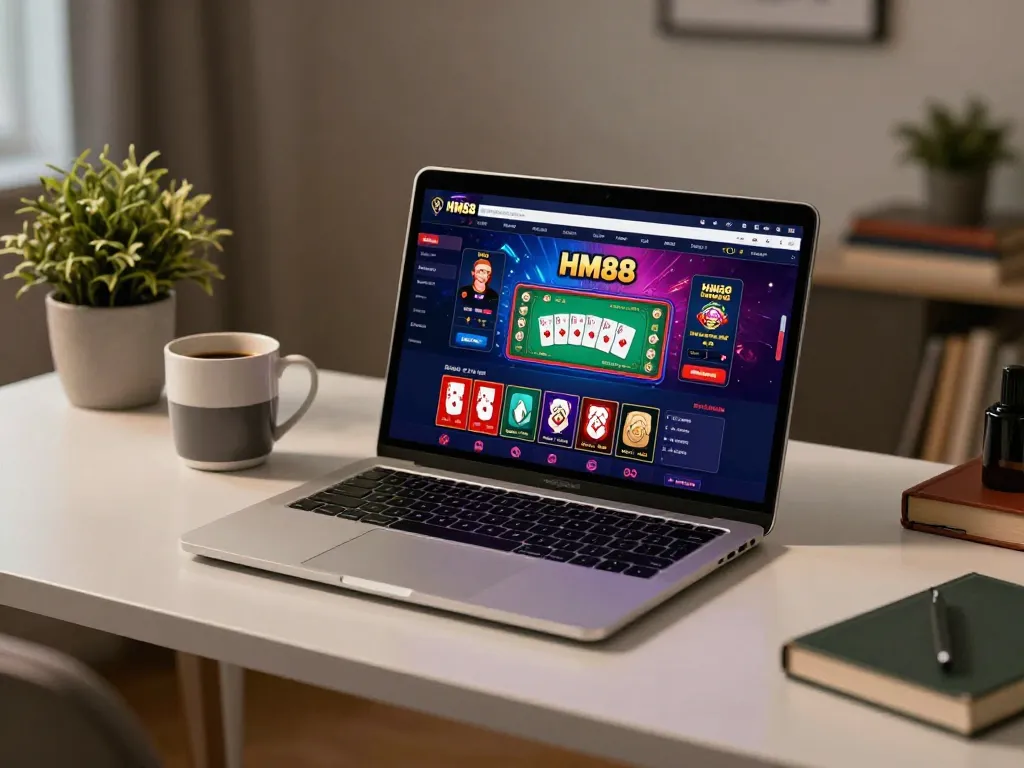Play exciting games at HM88 online casino app, showcasing vibrant gameplay and interactive interface