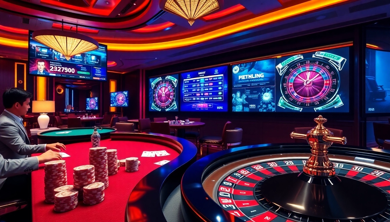 Experience the thrill of winning at Amanahtoto casino tables with vibrant poker and roulette games.