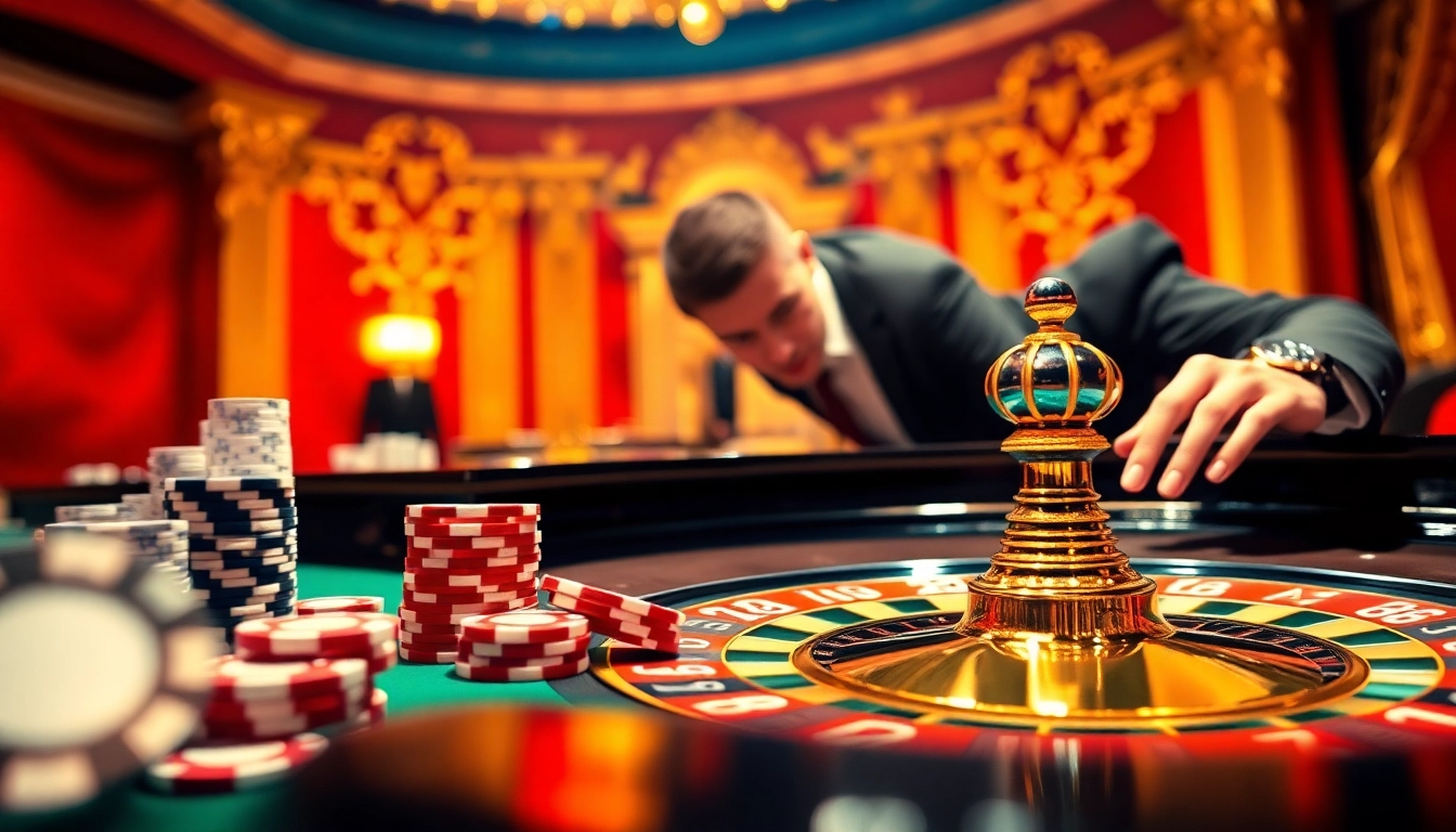 Experience the thrill of winning at bet88 com with a vibrant casino scene featuring roulette and poker chips.