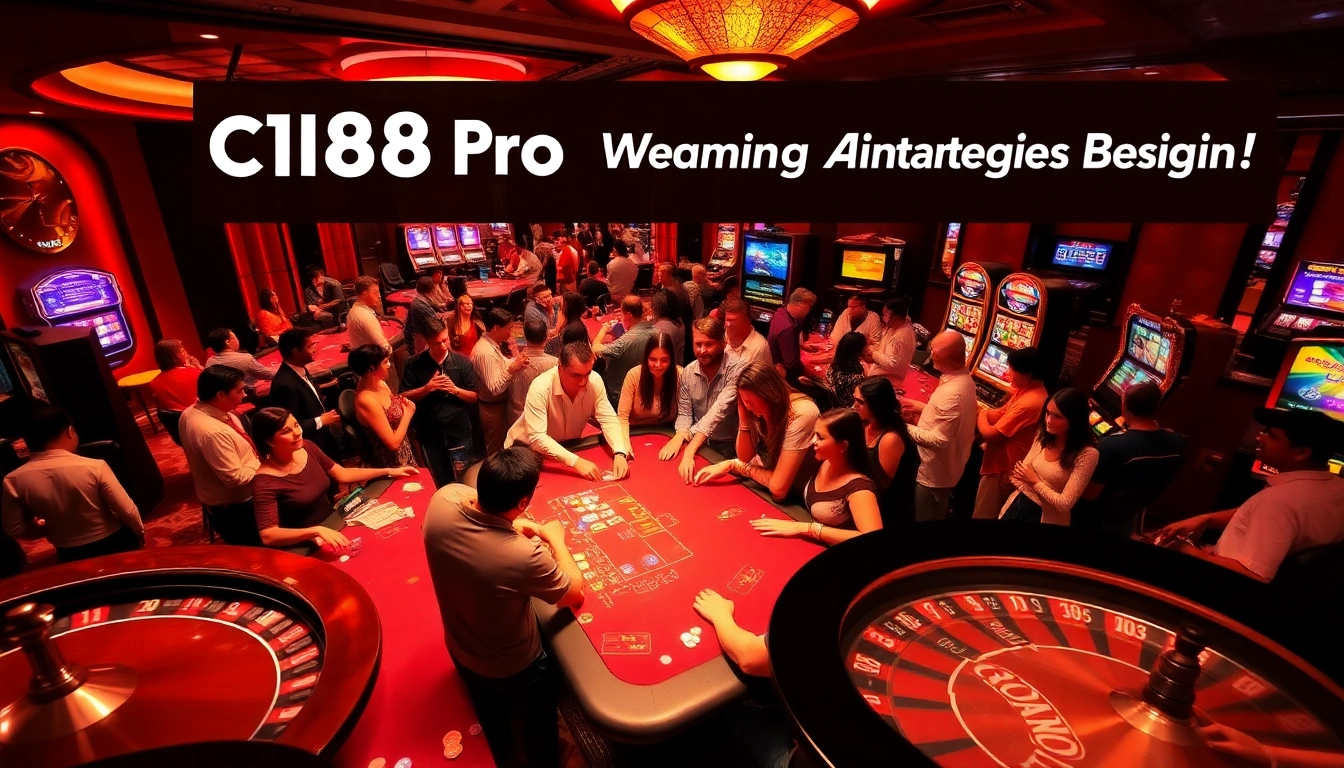 Experience thrilling gameplay with C168 Pro as players engage on a vibrant casino floor.