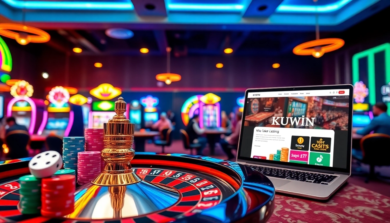 Experience the thrill of gambling online at https://kuwinblog.com/ with vibrant casino visuals.