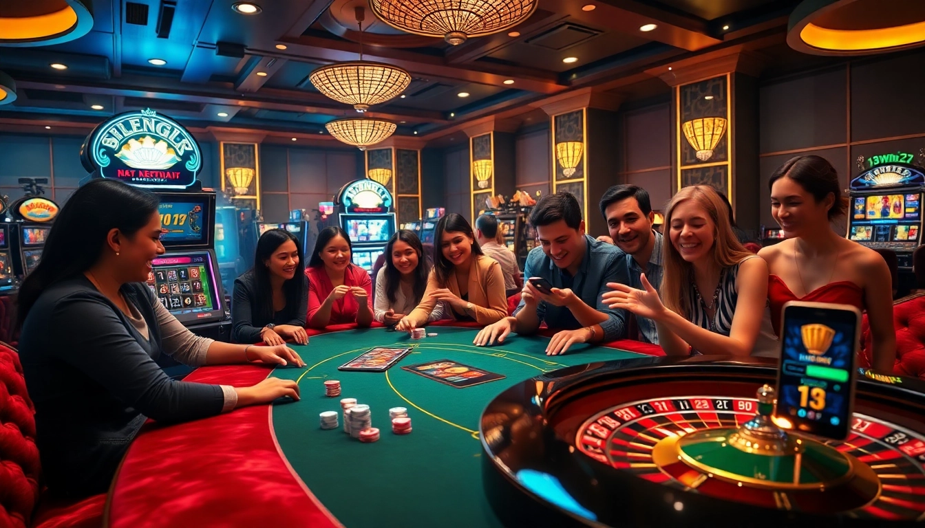 Experience the thrill of 13win27 as players engage in an exciting online gambling atmosphere.