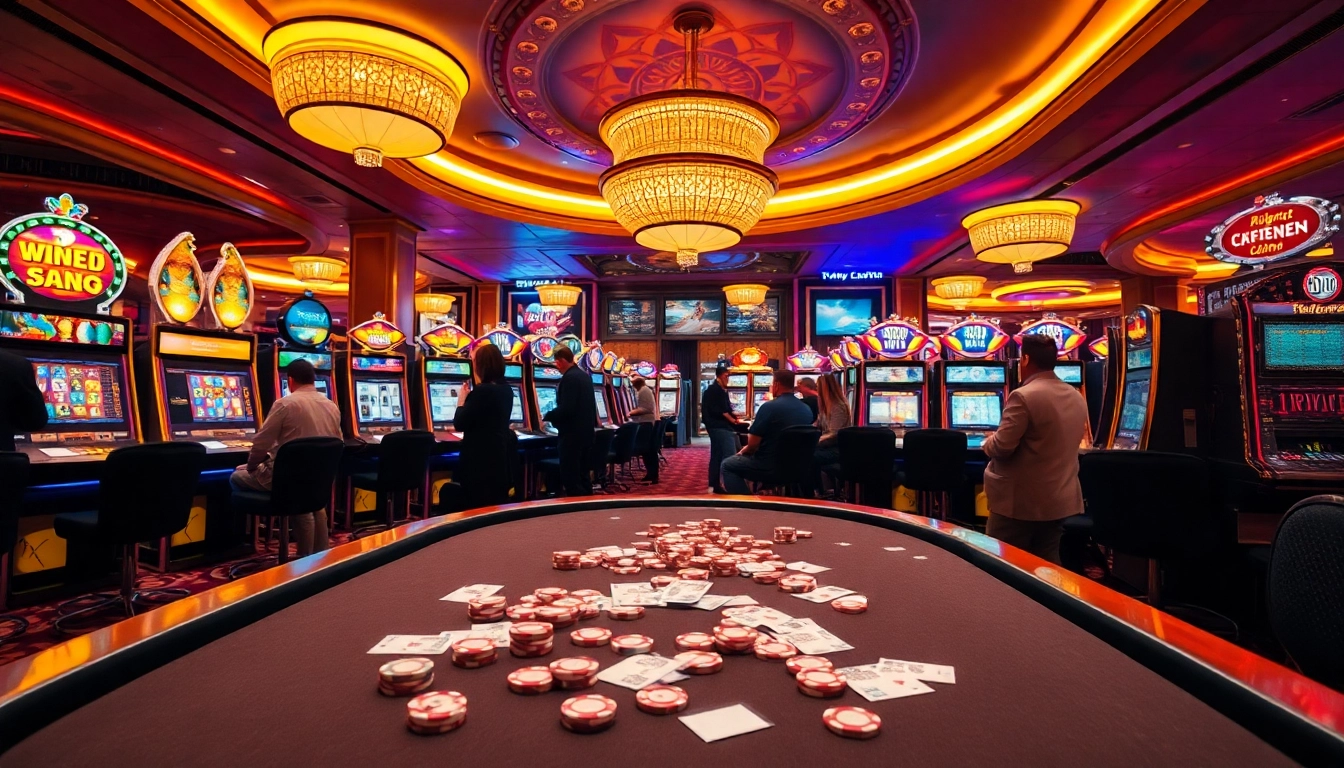 Experience the excitement of slot88 resmi machines in a luxurious casino setting.